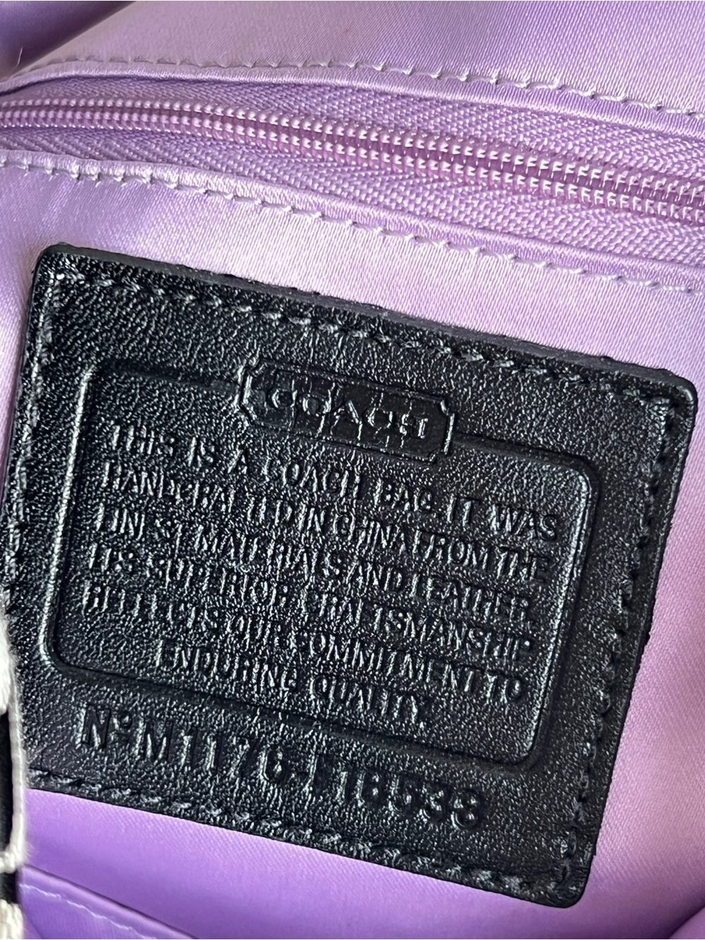 Authentic Coach New Canvas Shoulder Bag - Picture 11 of 12